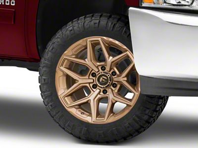 Fuel Wheels Flux Platinum Bronze 6-Lug Wheel; 20x9; 1mm Offset (07-13 Silverado 1500)