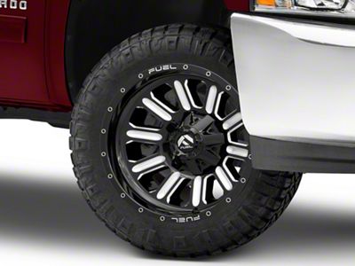 Fuel Wheels Hardline Gloss Black Milled 6-Lug Wheel; 20x9; 19mm Offset (07-13 Silverado 1500)