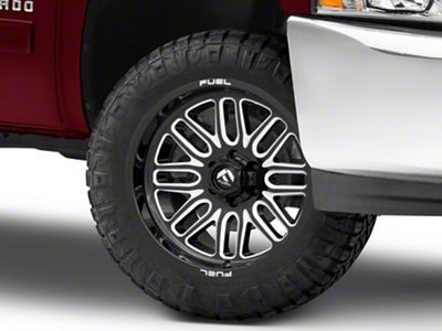 Fuel Wheels Ignite Gloss Black Milled 6-Lug Wheel; 20x10; -19mm Offset (07-13 Silverado 1500)