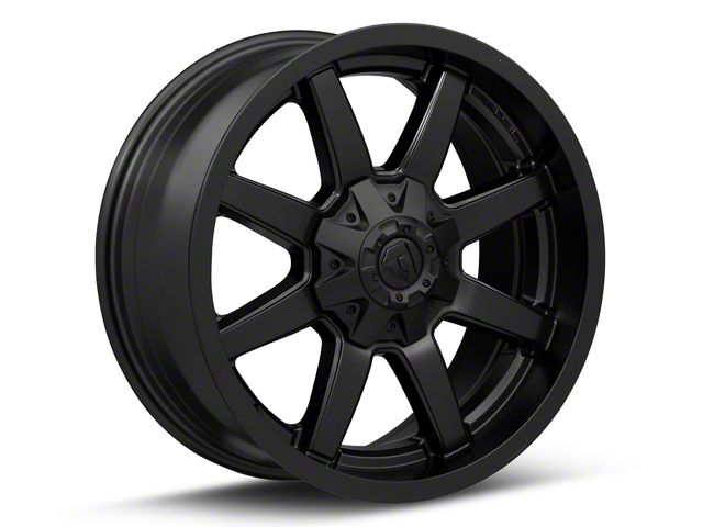 Fuel Wheels Maverick Satin Black 6-Lug Wheel; 18x9; 20mm Offset (07-13 Silverado 1500)
