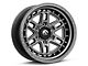 Fuel Wheels Nitro Matte Gunmetal 6-Lug Wheel; 17x9; 1mm Offset (07-13 Silverado 1500)