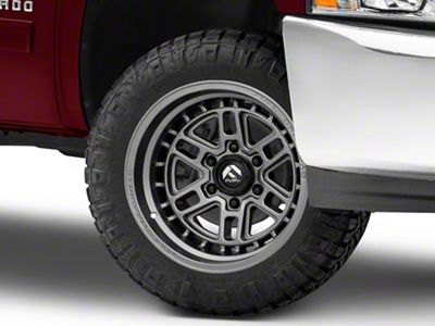 Fuel Wheels Nitro Matte Gunmetal 6-Lug Wheel; 20x9; 1mm Offset (07-13 Silverado 1500)