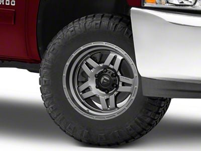 Fuel Wheels Oxide Matte Gunmetal 6-Lug Wheel; 17x8.5; -10mm Offset (07-13 Silverado 1500)