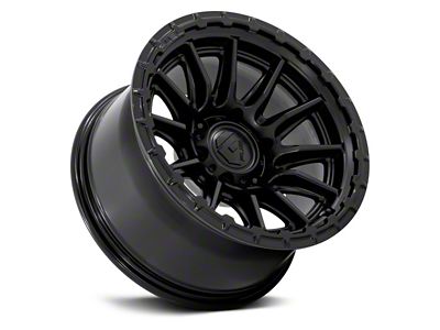 Fuel Wheels Piston Blackout 6-Lug Wheel; 20x9; 1mm Offset (07-13 Silverado 1500)