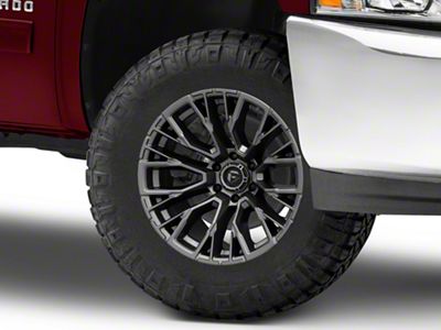 Fuel Wheels Rebar Matte Gunmetal 6-Lug Wheel; 17x9; -12mm Offset (07-13 Silverado 1500)