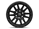 Fuel Wheels Rebel Matte Black 6-Lug Wheel; 18x9; 1mm Offset (07-13 Silverado 1500)