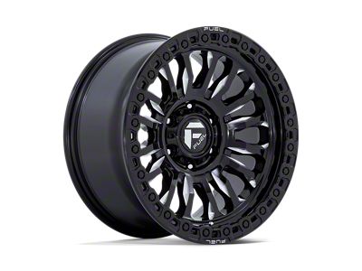 Fuel Wheels Rincon Gloss Black Milled 6-Lug Wheel; 18x9; -12mm Offset (07-13 Silverado 1500)