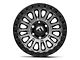 Fuel Wheels Rincon Matte Gunmetal with Matte Black Lip 6-Lug Wheel; 18x9; -12mm Offset (07-13 Silverado 1500)