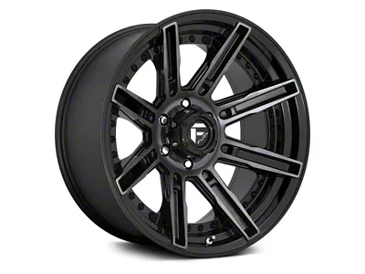 Fuel Wheels Rogue Gloss Machined Double Dark Tint 6-Lug Wheel; 20x10; -18mm Offset (07-13 Silverado 1500)
