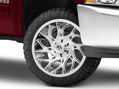 Fuel Wheels Runner Chrome 6-Lug Wheel; 24x14; -75mm Offset (07-13 Silverado 1500)