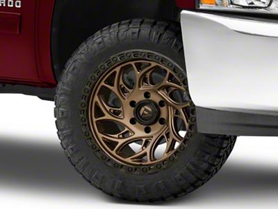 Fuel Wheels Runner OR Bronze with Black Ring 6-Lug Wheel; 20x9; 1mm Offset (07-13 Silverado 1500)