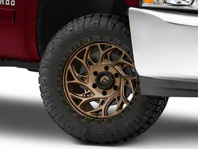 Fuel Wheels Runner OR Bronze with Black Ring 6-Lug Wheel; 20x9; 20mm Offset (07-13 Silverado 1500)