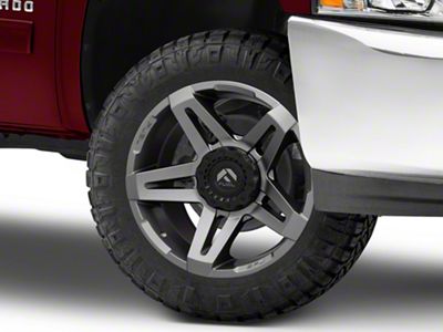 Fuel Wheels SFJ Matte Gunmetal 6-Lug Wheel; 20x10; -18mm Offset (07-13 Silverado 1500)