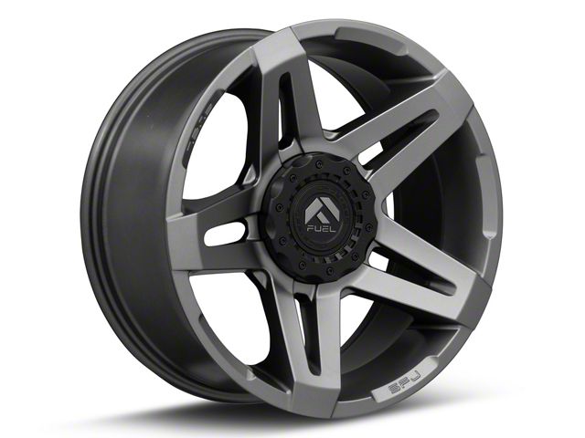 Fuel Wheels SFJ Matte Gunmetal 6-Lug Wheel; 20x9; 1mm Offset (07-13 Silverado 1500)