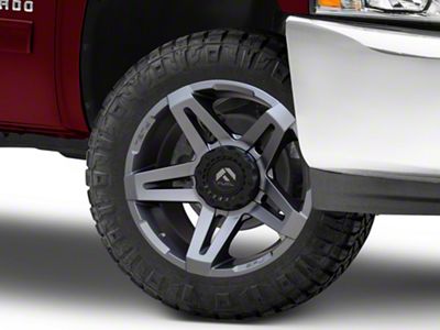 Fuel Wheels SFJ Matte Gunmetal 6-Lug Wheel; 20x9; 1mm Offset (07-13 Silverado 1500)