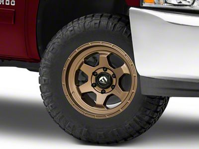 Fuel Wheels Shok Matte Bronze 6-Lug Wheel; 17x9; -12mm Offset (07-13 Silverado 1500)