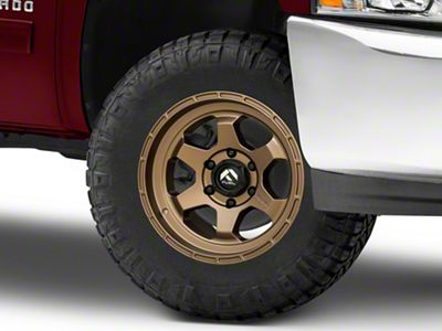 Fuel Wheels Shok Matte Bronze 6-Lug Wheel; 17x9; 20mm Offset (07-13 Silverado 1500)