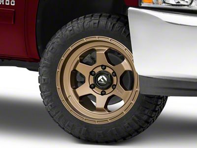 Fuel Wheels Shok Matte Bronze 6-Lug Wheel; 20x9; 19mm Offset (07-13 Silverado 1500)