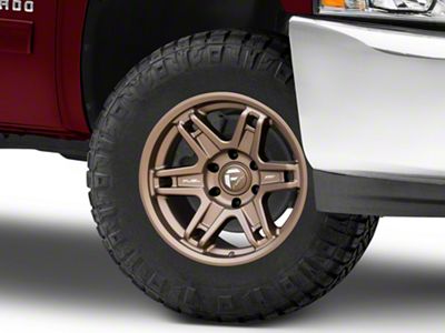 Fuel Wheels Slayer Matte Bronze 6-Lug Wheel; 17x8.5; 1mm Offset (07-13 Silverado 1500)