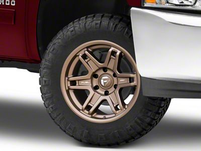 Fuel Wheels Slayer Matte Bronze 6-Lug Wheel; 18x8.5; 1mm Offset (07-13 Silverado 1500)