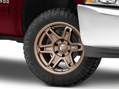 Fuel Wheels Slayer Matte Bronze 6-Lug Wheel; 20x9; 1mm Offset (07-13 Silverado 1500)