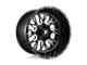 Fuel Wheels Stroke Gloss Black Milled 6-Lug Wheel; 20x10; -19mm Offset (07-13 Silverado 1500)