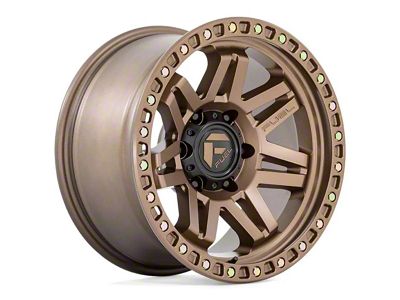 Fuel Wheels Syndicate Full Matte Bronze 6-Lug Wheel; 17x9; -12mm Offset (07-13 Silverado 1500)