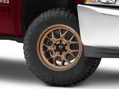 Fuel Wheels Tech Matte Bronze 6-Lug Wheel; 17x9; 1mm Offset (07-13 Silverado 1500)