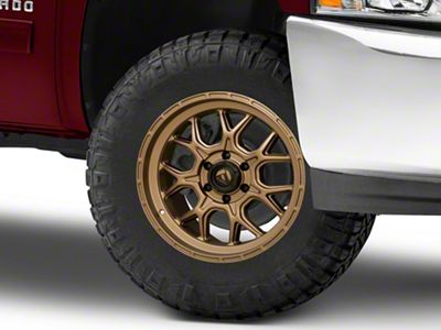 Fuel Wheels Tech Matte Bronze 6-Lug Wheel; 18x9; 1mm Offset (07-13 Silverado 1500)