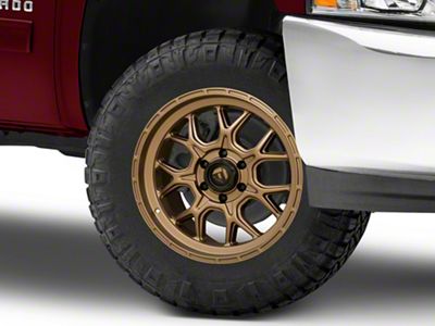 Fuel Wheels Tech Matte Bronze 6-Lug Wheel; 18x9; 20mm Offset (07-13 Silverado 1500)