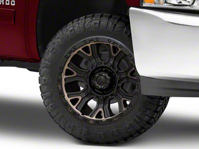 Fuel Wheels Traction Matte Black with Double Dark Tint 6-Lug Wheel; 20x10; -18mm Offset (07-13 Silverado 1500)