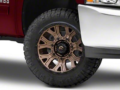 Fuel Wheels Traction Matte Bronze 6-Lug Wheel; 20x9; 1mm Offset (07-13 Silverado 1500)
