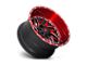Fuel Wheels Triton Candy Red Milled 6-Lug Wheel; 22x10; -19mm Offset (07-13 Silverado 1500)