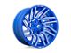 Fuel Wheels Typhoon Anodized Blue Milled 6-Lug Wheel; 20x10; -18mm Offset (07-13 Silverado 1500)