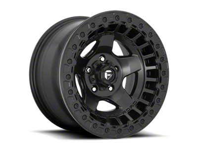 Fuel Wheels Warp Beadlock Matte Black 6-Lug Wheel; 17x9; -15mm Offset (07-13 Silverado 1500)