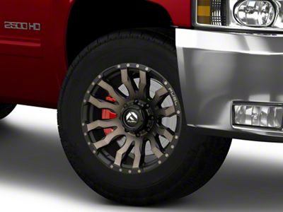 Fuel Wheels Blitz Matte Black Double Dark Tint 8-Lug Wheel; 18x9; 1mm Offset (11-14 Silverado 2500 HD)