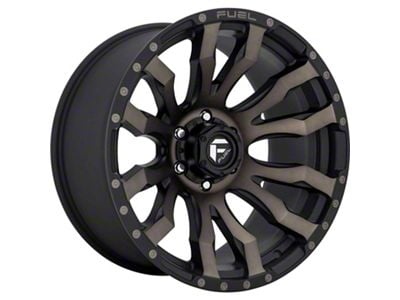 Fuel Wheels Blitz Matte Black Double Dark Tint 8-Lug Wheel; 18x9; -12mm Offset (11-14 Silverado 2500 HD)