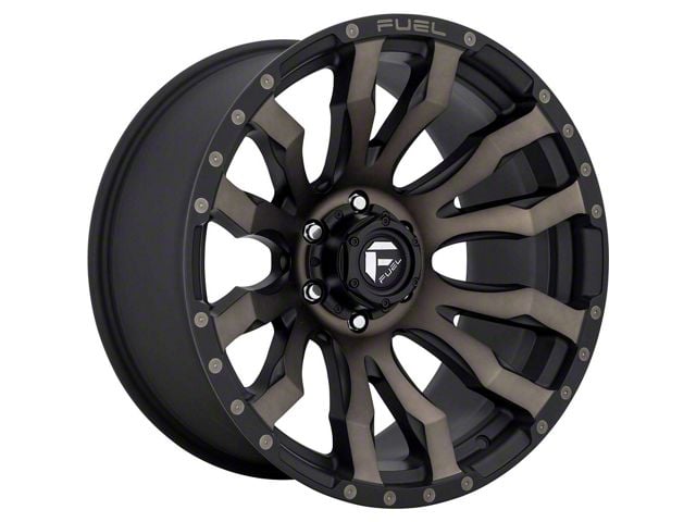 Fuel Wheels Blitz Matte Black Double Dark Tint 8-Lug Wheel; 18x9; 20mm Offset (11-14 Silverado 2500 HD)