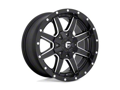 Fuel Wheels Maverick Matte Black Milled 8-Lug Wheel; 22x9.5; 25mm Offset (11-14 Silverado 2500 HD)