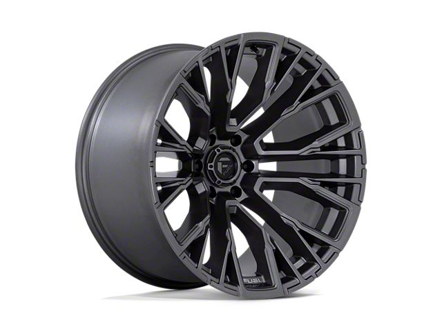 Fuel Wheels Reaction Gloss Black Milled with Red Tint 8-Lug Wheel; 20x9; 20mm Offset (11-14 Silverado 2500 HD)