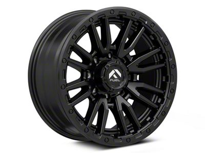 Fuel Wheels Rebel Matte Black 8-Lug Wheel; 20x9; 1mm Offset (11-14 Silverado 2500 HD)