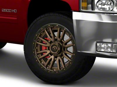 Fuel Wheels Rebel Matte Bronze 8-Lug Wheel; 20x9; 1mm Offset (11-14 Silverado 2500 HD)
