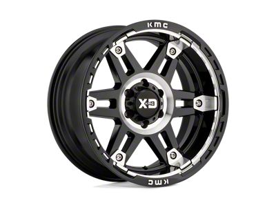 Fuel Wheels Rincon Matte Black with Gloss Black Lip 8-Lug Wheel; 20x9; 20mm Offset (11-14 Silverado 2500 HD)
