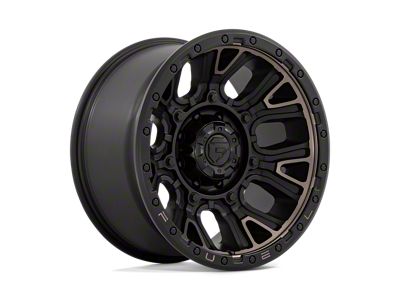 Fuel Wheels Traction Matte Black with Double Dark Tint 8-Lug Wheel; 20x10; -18mm Offset (11-14 Silverado 2500 HD)