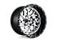 Fuel Wheels Triton Chrome with Gloss Black Lip 8-Lug Wheel; 20x10; -19mm Offset (11-14 Silverado 2500 HD)