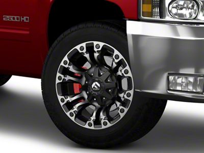 Fuel Wheels Vapor Matte Black with Gray Tint 8-Lug Wheel; 20x9; 20mm Offset (11-14 Silverado 2500 HD)