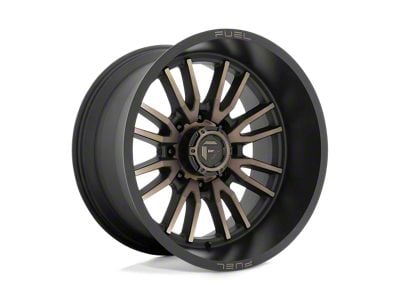 Fuel Wheels Clash Matte Black Double Dark Tint 8-Lug Wheel; 22x12; -44mm Offset (11-14 Silverado 3500 HD SRW)