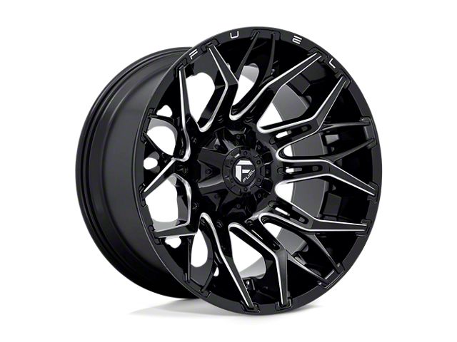 Fuel Wheels Silverado 3500 Crush Gloss Machined Double Dark Tint 8-Lug ...