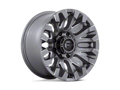 Fuel Wheels Quake Platinum 8-Lug Wheel; 18x9; 1mm Offset (11-14 Silverado 3500 HD SRW)