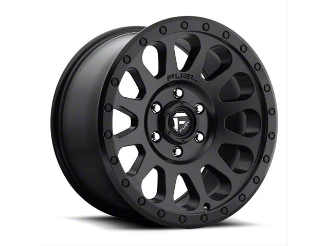 Fuel Wheels Vector Matte Black 8-Lug Wheel; 20x9; 20mm Offset (11-14 Silverado 3500 HD SRW)